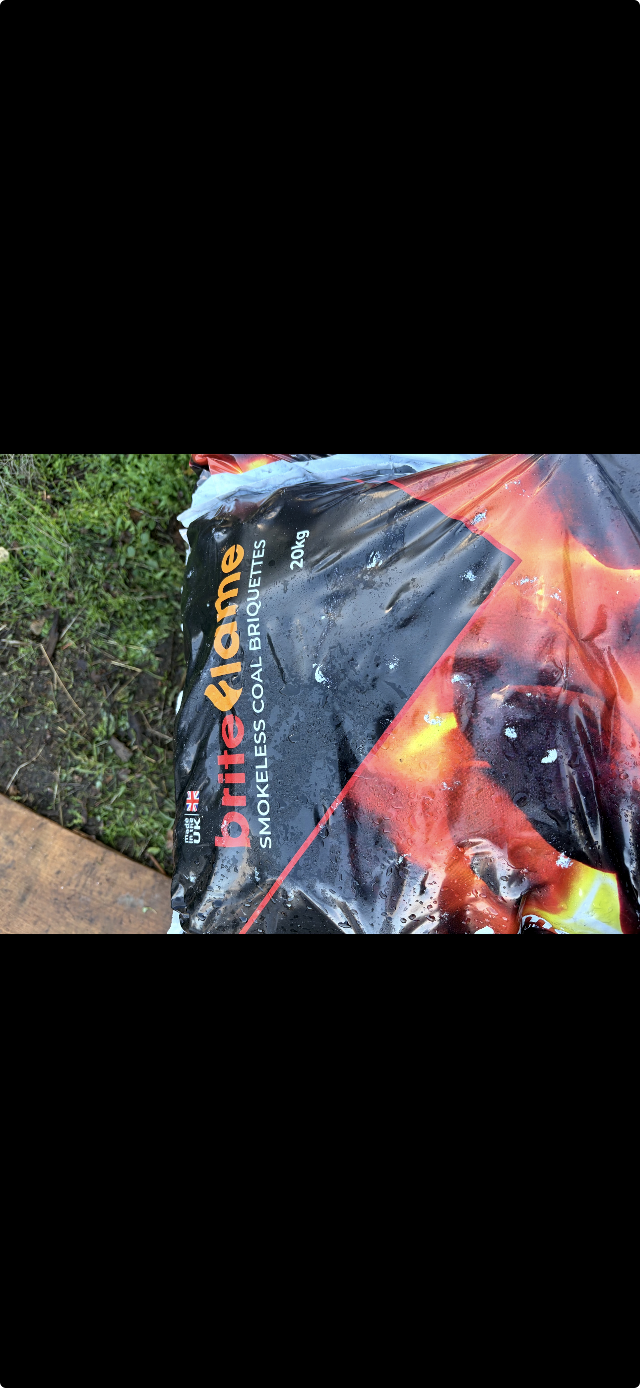 Briteflame smokeless coal briquettes, 20kg bag
